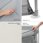 Kinderkraft ZIKI кошара за игра GREY
