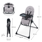 Kinderkraft BINCI столче за хранене