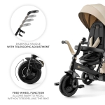 KinderKraft EASYTWIST бежова триколка KREASY00BEG0000