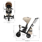 KinderKraft EASYTWIST бежова триколка KREASY00BEG0000