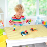 Eddy Toys детска маса с конструктор, 300 части