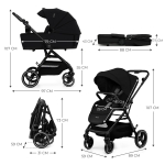 Kinderkraft YOXI бебешка количка 3в1 