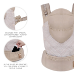 Kinderkraft HUGGY ергономична раница BIZUU dune whisper