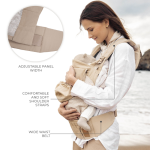 Kinderkraft HUGGY ергономична раница BIZUU dune whisper