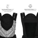 Kinderkraft HUGGY ергономична раница BIZUU lunar blaack