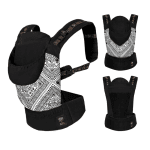 Kinderkraft HUGGY ергономична раница BIZUU lunar blaack