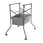 Kinderkraft Bubbly бебешка вана със стойка и повивалник 2в1