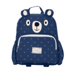 8746 Nuvita раница памучна 25x30x13 cm Orso синьо Мече