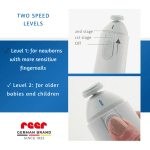 81100 Reer BabyCare електрическа пила за нокти