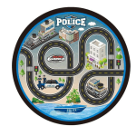 Gearbox подложка за игра с колички Полицейски