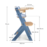 KinderKraft столче за хранене + възглавница ENOCK Nordic Breeze