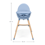 Kinderkraft FINI 2 столче за хранене NORDIC BREEZE