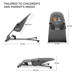 Kinderkraft MIMI шезлонг 