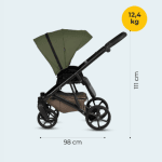 Tutis VIVA 6+ Leather бебешка количка 2в1 086 Vanila