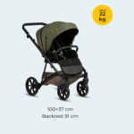 Tutis VIVA 6+ Leather бебешка количка 2в1 086 Vanila