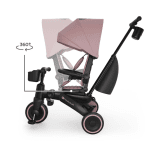 KinderKraft JAZZ 3 сгъваема триколка 