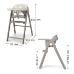 Kinderkraft TINO столче за хранене 