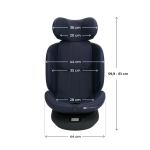 Kinderkraft I-Grow 2 PLUS столче за кола 40-150 cm 