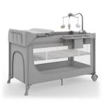 Kinderkraft LEODY UP сгъваема бебешка кошара с аксесоари 