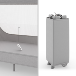 Kinderkraft LEODY UP сгъваема бебешка кошара с аксесоари 