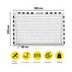 Dunlop футболна врата 300x200x90 см