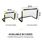 Dunlop 2 бр сгъваеми футболни врати 55x44x44 см