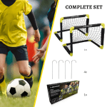 Dunlop 2 бр сгъваеми футболни врати 55x44x44 см