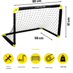 Dunlop сгъваема футболна врата 90x59x61 см