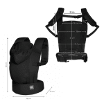 Kinderkraft CARRYBEE ергономична раница BLACK