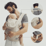 Kinderkraft CARRYBEE ергономична раница GREY