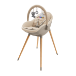 KinderKraft FINI UP столче за хранене