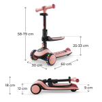 Kinderkraft HALLEY 2 тротинетка ROSE PINK