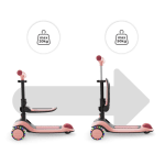 Kinderkraft HALLEY 2 тротинетка ROSE PINK
