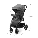 Kinderkraft TRIG 3 бебешка количка с табла 