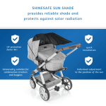 84291 Reer ShineSafe сенник за бебешка количка, черен