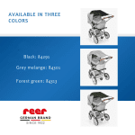 84291 Reer ShineSafe сенник за бебешка количка, черен