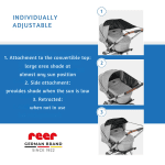 84291 Reer ShineSafe сенник за бебешка количка, черен