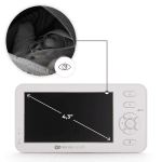 KinderKraft NITEEYE TRAVEL бебефон WHITE