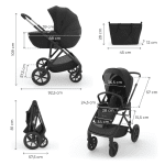 Kinderkraft Prime 3 бебешка количка 2в1 