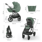 Kinderkraft Prime 3 бебешка количка 2в1 