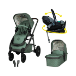 Cosatto WOW 3 бебешка количка  + CT6086 ACORN Recline столче за кола + CT6005 база
