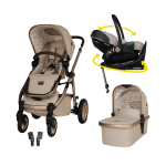 Cosatto WOW 3 бебешка количка  + CT6086 ACORN Recline столче за кола + CT6005 база