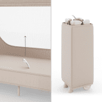 Kinderkraft LEODY UP сгъваема бебешка кошара с аксесоари 