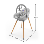 KinderKraft FINI UP столче за хранене