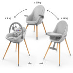 KinderKraft FINI UP столче за хранене