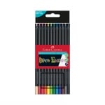 Faber-Castell Цветни моливи Black Edition, 12 цвята
