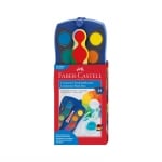 Faber-Castell Акварелни бои Connector, 24 цвята, синя палитра