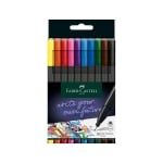 Faber-Castell Тънкописец Grip, 0.4 mm, 10 цвята, в PVC блистер