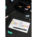 Faber-Castell Маркер-четка Black Edition, 6 пастелни цвята