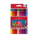 Faber-Castell Флумастери, двойни, 20 цвята